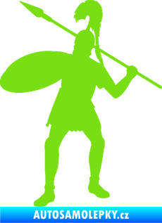 Samolepka Římský voják levá zelená kawasaki