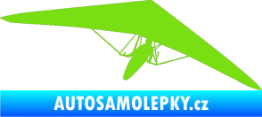 Samolepka Rogalo 001 pravá zelená kawasaki