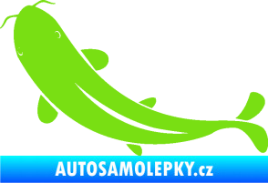 Samolepka Ryba 001 levá zelená kawasaki