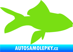 Samolepka Ryba 002 pravá zelená kawasaki