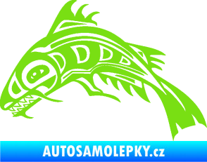 Samolepka Ryba 007 levá zelená kawasaki