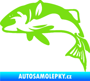 Samolepka Ryba 010 levá zelená kawasaki