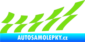 Samolepka Šachovnice 029 zelená kawasaki