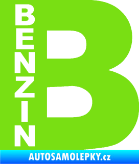 Samolepka Samolepka na víčko od nádrže 011 benzín zelená kawasaki