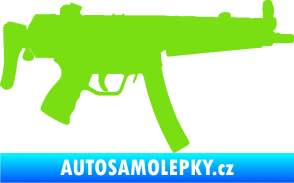 Samolepka Samopal 001 pravá zelená kawasaki