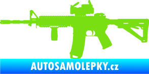 Samolepka Samopal 003 levá zelená kawasaki