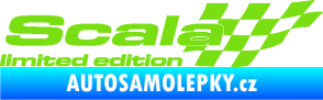 Samolepka Scala limited edition pravá zelená kawasaki