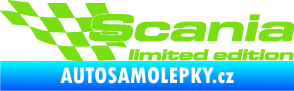 Samolepka Scania limited edition levá zelená kawasaki
