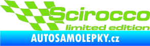 Samolepka Scirocco limited edition levá zelená kawasaki