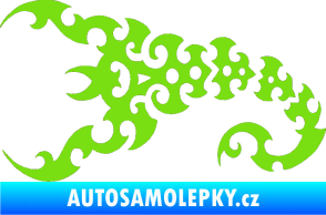 Samolepka Štír 015 levá zelená kawasaki