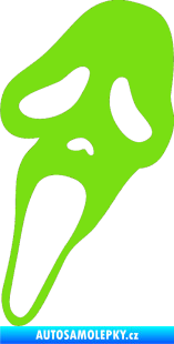 Samolepka Scream levá zelená kawasaki
