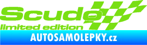 Samolepka Scudo limited edition pravá zelená kawasaki