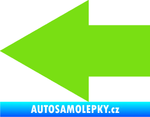 Samolepka Šipka 001 levá ikonka zelená kawasaki