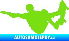 Samolepka Skateboard 007 levá zelená kawasaki