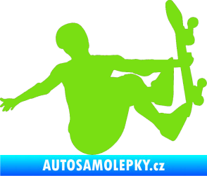 Samolepka Skateboard 008 pravá zelená kawasaki