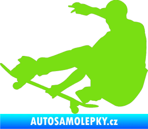 Samolepka Skateboard 009 levá zelená kawasaki