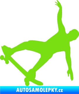 Samolepka Skateboard 013 levá zelená kawasaki