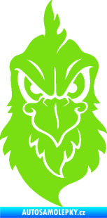 Samolepka Slepička 003 pravá zelená kawasaki