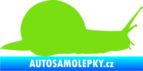 Samolepka Šnek 001 pravá zelená kawasaki