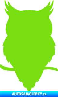 Samolepka Sova 001 levá zelená kawasaki