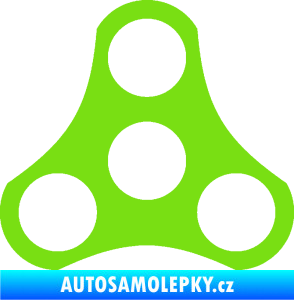 Samolepka Spinner zelená kawasaki
