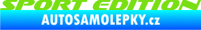 Samolepka Sport edition 003 nápis zelená kawasaki