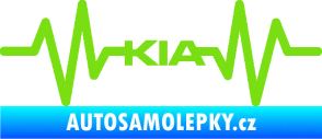 Samolepka Srdeční tep 049 Kia zelená kawasaki