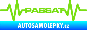 Samolepka Srdeční tep 076 Volkswagen Passat zelená kawasaki