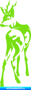 Samolepka Srnec 002 levá zelená kawasaki