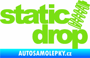 Samolepka Static drop 001 JDM styl zelená kawasaki