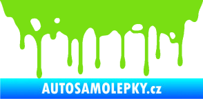 Samolepka Stékající skvrna 005 pravá zelená kawasaki