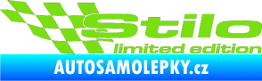 Samolepka Stilo limited edition levá zelená kawasaki