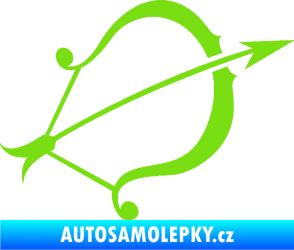 Samolepka Střelec 002 pravá zelená kawasaki