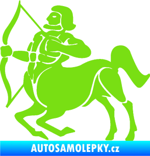 Samolepka Střelec 004 levá zelená kawasaki