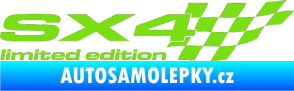 Samolepka SX4 limited edition pravá zelená kawasaki