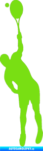 Samolepka Tenista 006 pravá zelená kawasaki