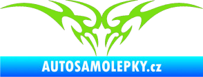 Samolepka Tetování 001 zelená kawasaki