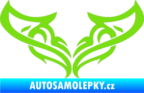 Samolepka Tetování 063 zelená kawasaki