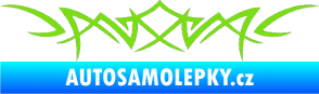Samolepka Tetování 068 zelená kawasaki