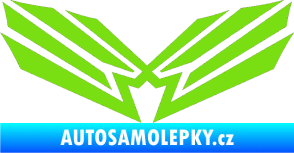 Samolepka Tetování 077 zelená kawasaki