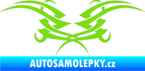 Samolepka Tetování 082 zelená kawasaki