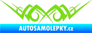 Samolepka Tetování 084 zelená kawasaki