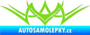 Samolepka Tetování 094 zelená kawasaki