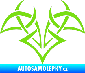 Samolepka Tetování 124 zelená kawasaki