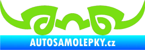 Samolepka Tetování 127 zelená kawasaki