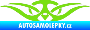 Samolepka Tetování 128 zelená kawasaki