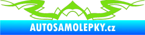 Samolepka Tetování 145 zelená kawasaki