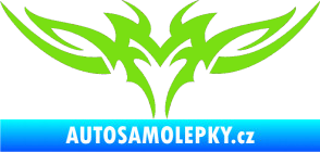 Samolepka Tetování 150 zelená kawasaki