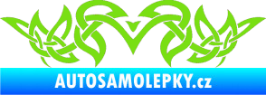 Samolepka Tetování 152 zelená kawasaki