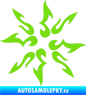 Samolepka Tetování 159 zelená kawasaki